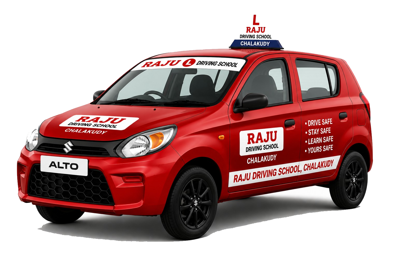 Red Alto 800 — Raju Driving School